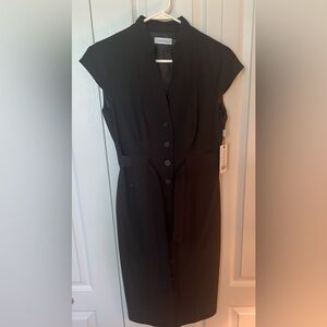 Calvin Klein dress size 4. Black, never worn. New with tags.